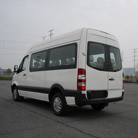 TENGLONG Fourgonnette électrique pure de 6 m, grande autonomie 400 km, batterie BYD pour le tourisme et les trajets interurbains