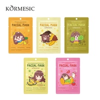 KORMESIC-Masque facial de beauté blanchissant à l'hyaluronate de sodium pour peau douce à l'aloès orange VC