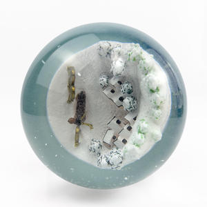 ลูกโลกน้ำของที่ระลึกโลกกำหนดเองของที่ระลึกลูกโลกน้ำของขวัญหมู่บ้าน - Product Image 5