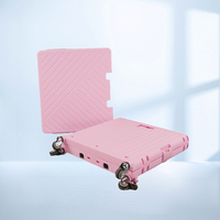 Chariot de courses pliable pour chat, chien, chiot – Chariot de voyage facilement pliable, amovible, détachable, portable, avec rangement