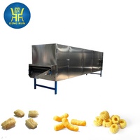 Machine automatique de fabrication de snacks soufflés au maïs boulettes de fromage équipement d'extrudeuse ligne de production
