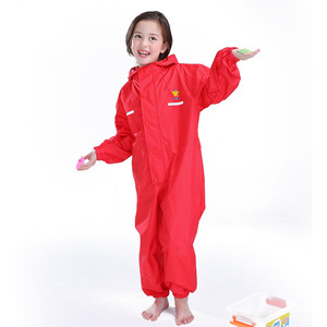 <span class=keywords><strong>Set</strong></span> Impermeabile per Bambini OEM ODM, Giacca e Pantaloni Traspiranti in Poliestere Spesso con Motivi Cartoon Riflettenti per Escursioni all'Aperto - Product Image 2
