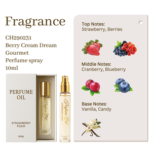 Profumo Spray per il Corpo da 10ml con Fragranza Fruttata Dolce alla Vaniglia e Bacche, Eau de Parfum Personalizzata in Confezione Scorrevole - Product Image 4