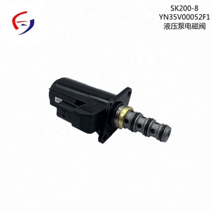 שסתום סולנואיד הידראולי yn35v00052f1 KDRDE5K-31/30c50-123 עבור משאבת Sk200-8 Sk210-8 קובלקו - Product Image 4