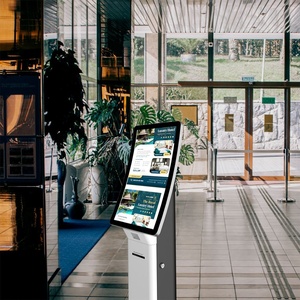 23.6 Inch Curved Screen Thermal <b>Printer</b> Android Win7-10 Linux Optional Self Payment Kiosk for Canteen Laundromat Bank Hospital - Product Image 5