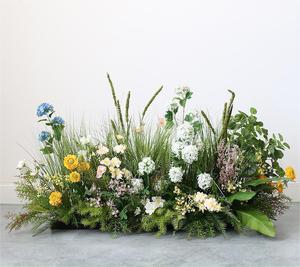 TIK TOK INStagram 가짜 도매 꽃다발 리얼 터치 인공 꽃 결혼식 장식 인공 실크 꽃 - Product Image 1