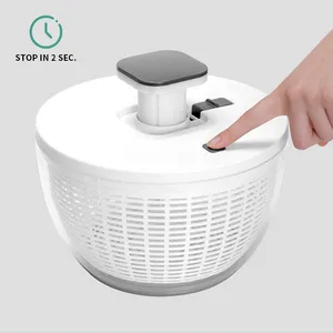 Factory Electric Vegetable Fruits Washer Collapsible Salad Spinner Electric Vegetable Salad Spinner