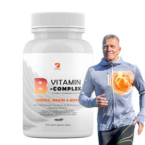 <span class=keywords><strong>Vitamin</strong></span> <span class=keywords><strong>B</strong></span> kompleks dan <span class=keywords><strong>C</strong></span> suplemen termasuk B1 B2 B3 B5 B6 B7 B8 B9 B12 untuk remaja baru lahir energi otak dukungan jantung - Product Image 1