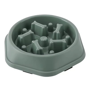 Hochwertige knochen förmige Pet <span class=keywords><strong>Bowl</strong></span> Pet Slow Feeder aus Kunststoff Langlebiger interaktiver Feeder für Haustiere - Product Image 2