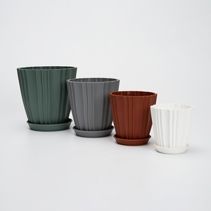 Macetas de flores geométricas ecológicas de plástico baratas compra de plantas - Product Image 1