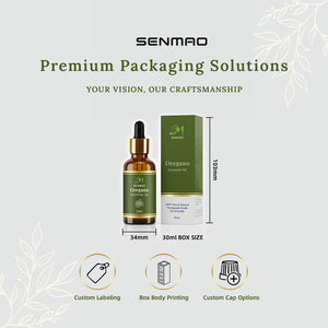 Huile essentielle d'origan 100% pure naturelle biologique en vrac en gros, échantillon gratuit de marque privée, 30 ml, pour les soins de la peau, le massage corporel - Product Image 5