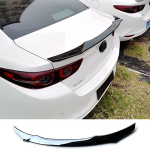 Alerón Trasero Tipo Duckbill para <span class=keywords><strong>Mazda</strong></span> <span class=keywords><strong>3</strong></span> Axela Sedán 2020 2021 2022 2023 <span class=keywords><strong>2024</strong></span> 2025 2026, ABS Negro Brillante, Modificación Exterior - Product Image 1
