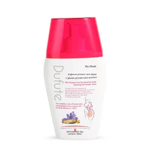 Fabriek Vrouwelijke Vaginale Was Antibacteriële Glucaan Kruidenplant Reinigingsvloeistof 200Ml Oem Merk Groothandel - Product Image 1