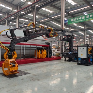 מנוף בום רב תכליתי לאיסוף עצים, מנוף אחיזה לגזעים המותקן על משאית - Product Image 1