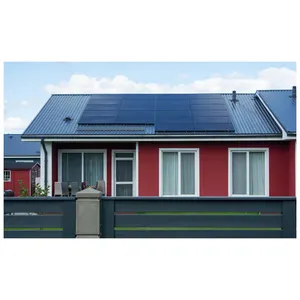 نظام لوحة الطاقة الشمسية على الشبكة 10 كيلووات 400 وات 410 وات 450 وات 550 وات للاستخدام المنزلي