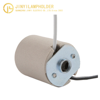 Vente en gros, vente chaude, douille d'ampoule en céramique blanche imperméable, douille E26, socle de lampe en porcelaine, veilleuses
