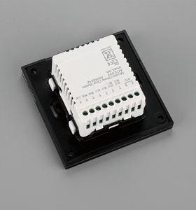 Panel kontrol suhu layar sentuh logam, termostat udara segar untuk pemanasan lantai PC ruang Air - Product Image 3