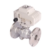 Vanne à boisseau sphérique électrique en acier inoxydable 304/316L à performance d'étanchéité excellente pour milieux aqueux, OEM ISO9001/CE