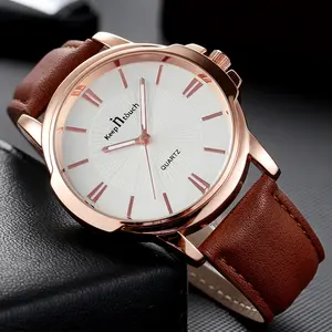 Montre de luxe pour hommes, bracelet en cuir, cadran fin 12 heures, montres à Quartz décontractées, mode lumineuse, étanche, montre-bracelet pour hommes Offre Spéciale