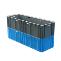 NEXARA EU41228 Boîtes logistiques empilables en plastique robuste Caisse en plastique recyclé pour divers scénarios