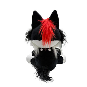 Peluche Husky Big Mama Eternal, jouet en peluche noir de 29 cm pour enfants - Product Image 4
