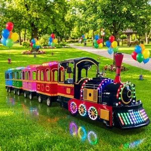 <span class=keywords><strong>Train</strong></span> électrique sans rail <span class=keywords><strong>de</strong></span> luxe pour enfants, 16 passagers, à vendre - Product Image 1