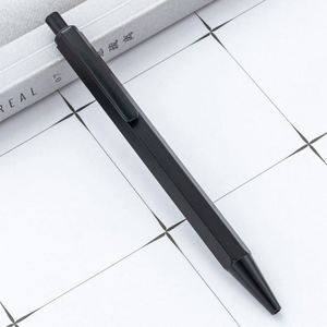 Wholesale 1.0Mm Hexagonal Retractable Ballpoint Customizable Logo Office Stationery & Promotional Gift Metal <b>Pens</b> - Product Image 4