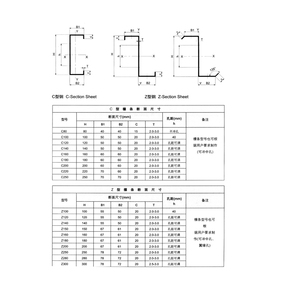 Tự động thay đổi nhiều kích thước ánh sáng thép Keel C Z hình dạng thép xà gồ cuộn tạo thành máy hai trong một lạnh con lăn hình thức Mach - Product Image 6