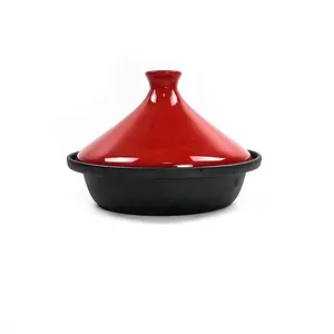 Phổ biến tráng men kháng với nắp Gốm hầm rau tagine nồi gang nồi Nồi cơm điện