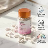 30 capsules hydratantes Yoni Wetness Pops, extraits naturels de plantes, soulagement de la sécheresse, réparation post-partum, 600 mg par capsule
