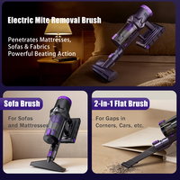 Aspirateur vertical sans fil rechargeable USB avec filtration HEPA, électrique, pour maisons, hôtels, voitures, sur batterie