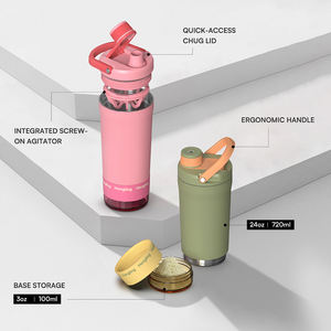 Hong Ling 18/8 Bouteilles d'eau sous vide en acier inoxydable avec mélangeur 24oz Hot Double Metal Wall Isolé Gym Sports Tumblers - Product Image 2