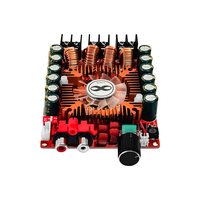 TDA7498E Carte d'amplificateur de puissance numérique numérique 160W * 2 Stereo 2.0 Module d'amplificateur de puissance HIFI haute puissance à deux canaux prend en charge BTL