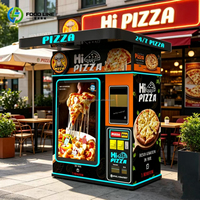 Distributeur automatique de pizzas intelligent pour l'extérieur, entièrement automatique, à vendre