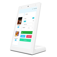 Tablet PC de escritorio POS tipo L de 10,1 pulgadas para restaurante Tableta de mesa de pedidos verticales