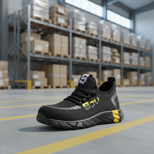Scarpe Antinfortunistiche da Uomo Leggere di Qualità Antiurto e Antiperforazione con Punta in Acciaio per Protezione - Product Image 4