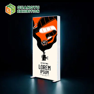 Tùy chỉnh nhôm Modular không khung LED hộp đèn vải 10x10 triển lãm thương mại gian hàng LED Backdrop triển lãm hộp đèn hiển thị gian hàng - Product Image 3