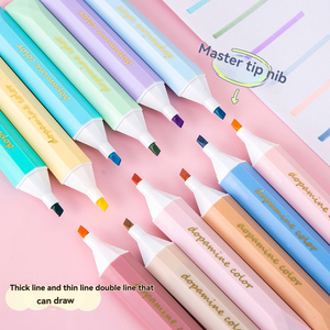 4'lü Renkli Okul Fosforlu Kalem Seti Su Bazlı Floresan Kalem Fosforlu Kalemler - Product Image 4