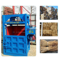 Presse à balles en fibre de noix de coco hydraulique verticale/machine de compression de ferraille/machine de pressage de vêtements