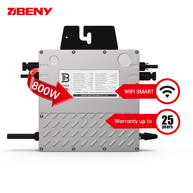 BENY Grid-connected 800w Micro Inverters for Solar Panels With 25 Years Warranty