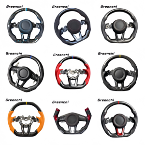 พวงมาลัยหนังคาร์บอนไฟเบอร์สำหรับรถแข่ง <span class=keywords><strong>Mazda</strong></span> CX4/CX5/CX8/CX30/CX30EV/CX50/CX90 ดีไซน์สปอร์ตสำหรับรถยนต์ที่ไม่มีถุงลมนิรภัย - Product Image 6