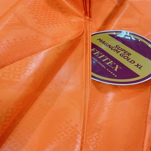 Bazin Riche Super <span class=keywords><strong>Magnum</strong></span> or coton Original Damask Shadda guinée brocart Tissu de haute qualité Tissu Africain prix de fabrication - Product Image 3