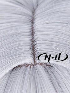 Venta al por Mayor: Pelucas de Anime para Cosplay Miku Rascal, Marrón Claro, Alta Calidad, Liso, Fibra de Alta Temperatura, Resistente al Calor, Densidad del 130% - Product Image 6