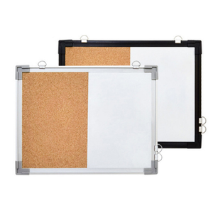 Bảng khung nhôm hai mặt với nút chai & bảng trắng từ tính-tổ chức treo tường cho văn phòng và gia đình (kích thước tùy chỉnh) - Product Image 4