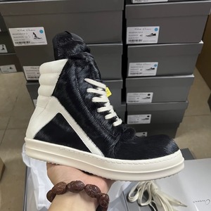 Baskets montantes en toile de haute qualité à lacets, style urbain, avec fourrure, pour femmes et hommes, chaussures de marche de marque - Product Image 5
