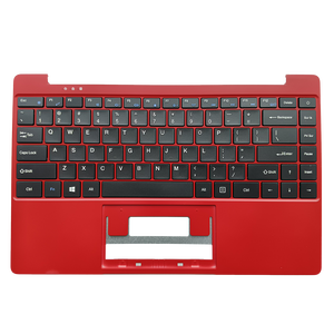 Tastiera per Laptop US per IPASON Storm <span class=keywords><strong>Dragon</strong></span> P3 XU141 EZOOK S5 Pro 16512 Jumper JNC13 MB3151080 F0043-080 XK-HS415 con Custodia Rossa - Product Image 1