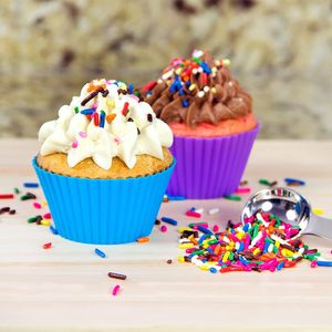 Moldes de Silicona para Cupcakes, Reutilizables, Antiadherentes, para Hornear Muffins y Cupcakes, Fáciles de Limpiar - Product Image 3