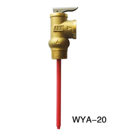 Solar water heater accessories pressure relief safety valve temperature and safety valve