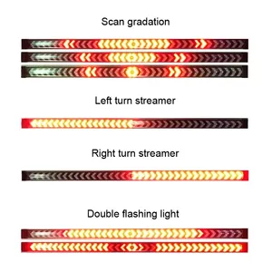Striscia LED Dinamica per Fari Posteriori di Camion e Auto, 39 47 60 Pollici, Barra Luminosa Flessibile, Luce di Avvertimento, Luce di Marcia, Freno, Stop, Indicatore di Direzione 24V - Product Image 6