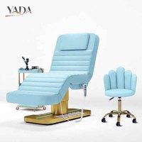 Table de massage portable électrique, lit de beauté, table de soin pour salon, lit de spa facial et capillaire, lit de traitement électrique pour cils, pour salon